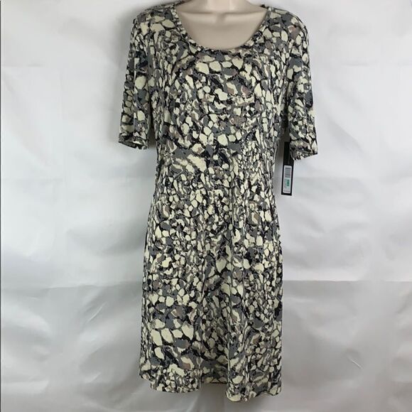 Marc New York Andrew Mark print short sleeve dress - Picture 1 of 8